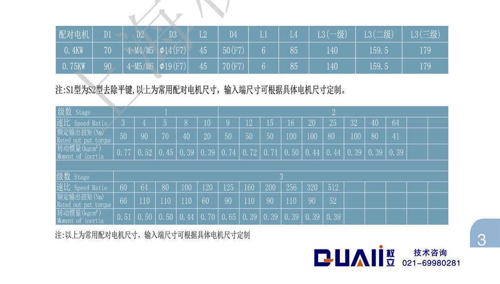 上海權(quán)立ZE系列行星減速機(jī)