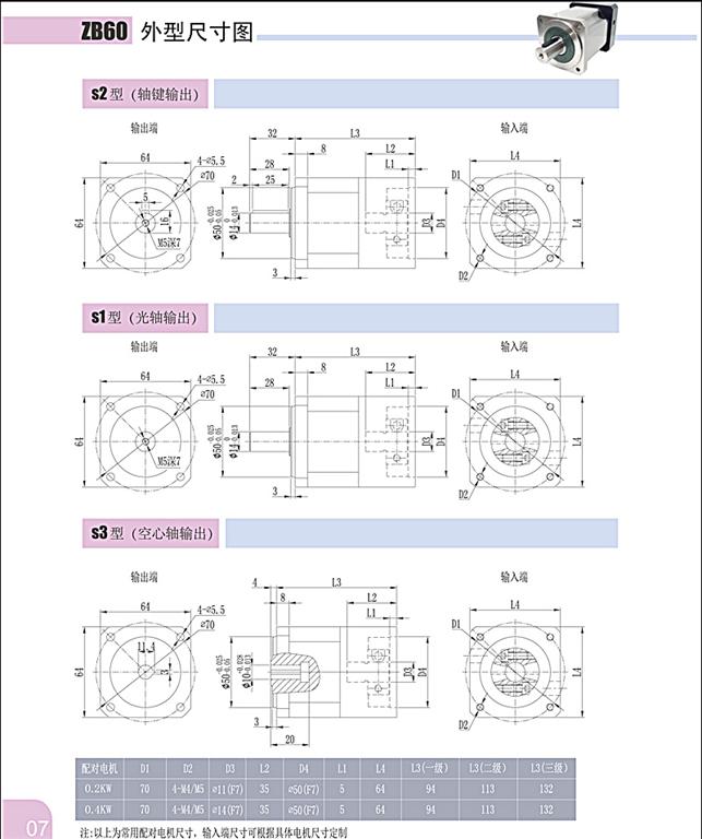 上海權(quán)立ZB系列行星減速機(jī)